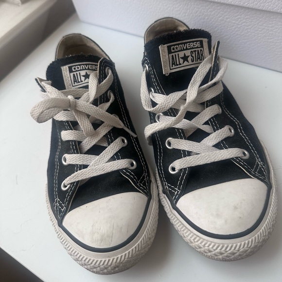 Converse Black and White Chuck Taylor Sneakers - Picture 1 of 2